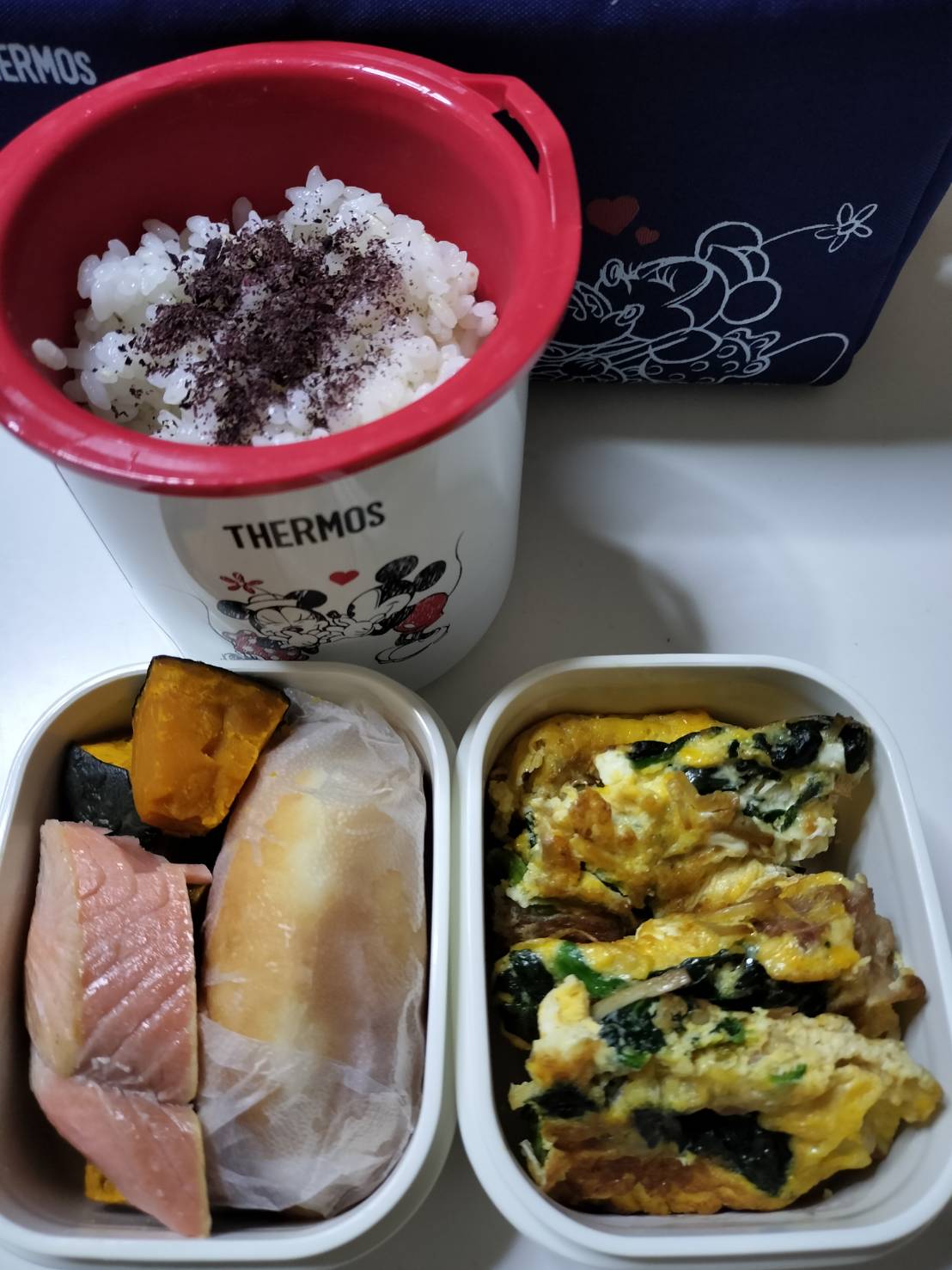 これでお弁当作りも苦じゃない！５分で作れるお弁当　見た目は気にしません。